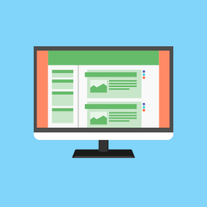 website CMS vector